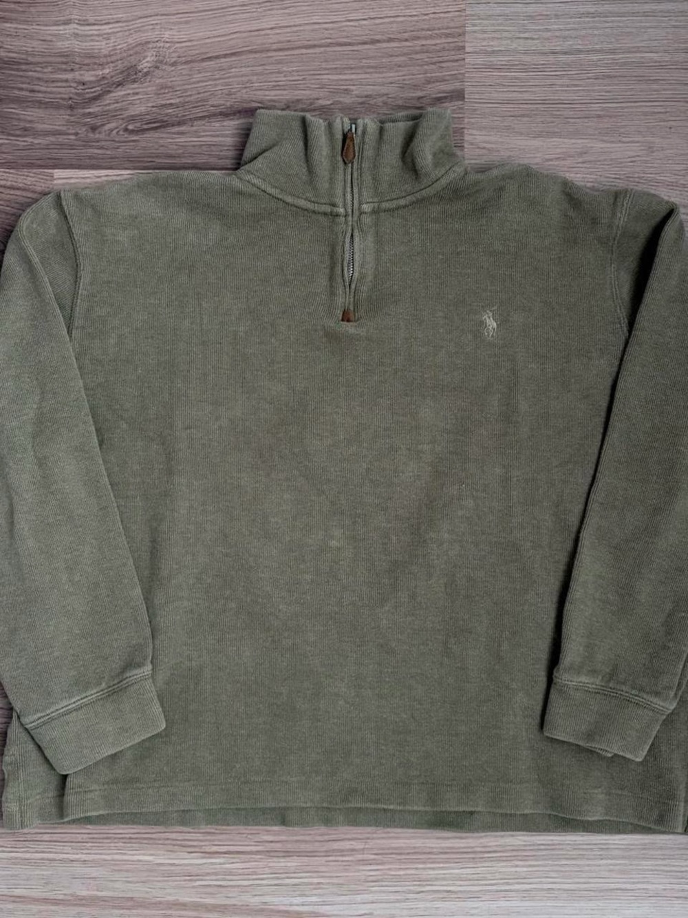 Polo by Ralph Lauren Olive Green Half-Zip Pullover